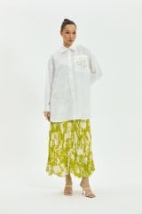 ÇİÇEK DESENLİ ETEK