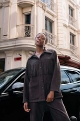 Süet Püsküllü Takım